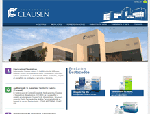 Tablet Screenshot of clausen.com.uy